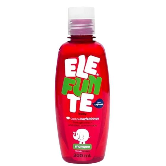 Imagem de Shampoo Infantil Elefunte Cachos Perfeitos Suave 200ml