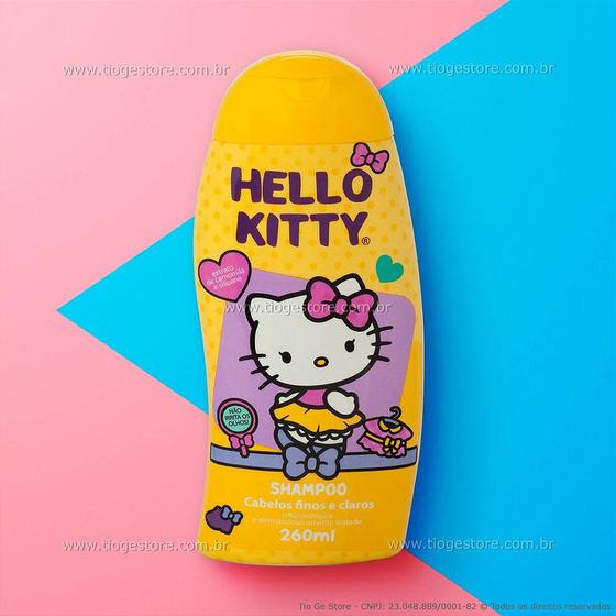 Imagem de Shampoo Infantil Hello Kitty Cabelos Finos e Claros 260ml