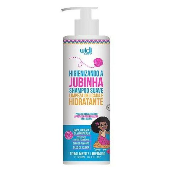 Imagem de Shampoo Infantil Higienizando Jubinha Widi Care 300ml Cachos