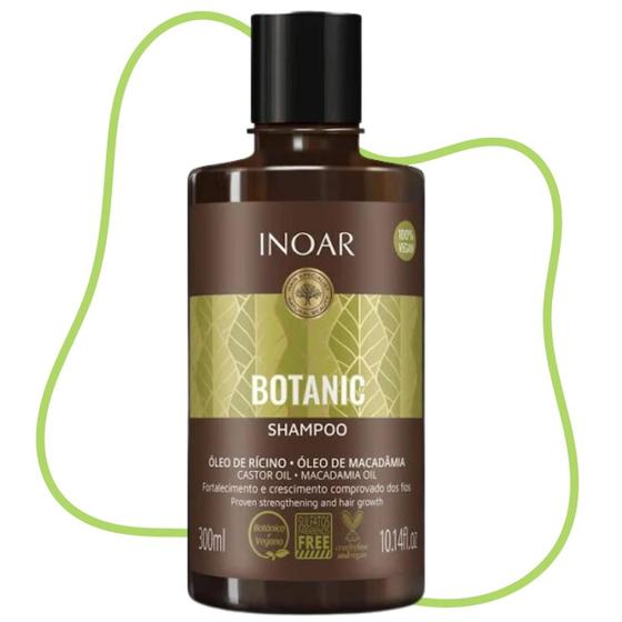 Shampoo Inoar Botanic Vegano Fortalecimento Capilar e Brilho Imediato