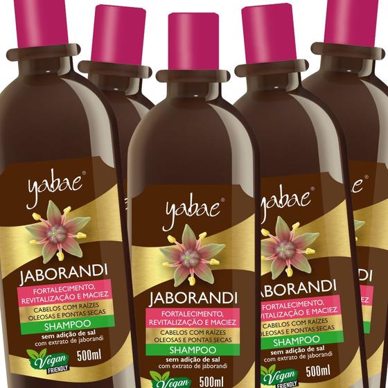 Imagem de Shampoo Jaborandi 500ml  Yabae  5 unidades