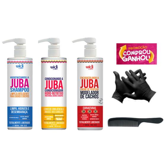 Imagem de Shampoo Juba + Condicionador + Encaracolando a Juba Widi Care