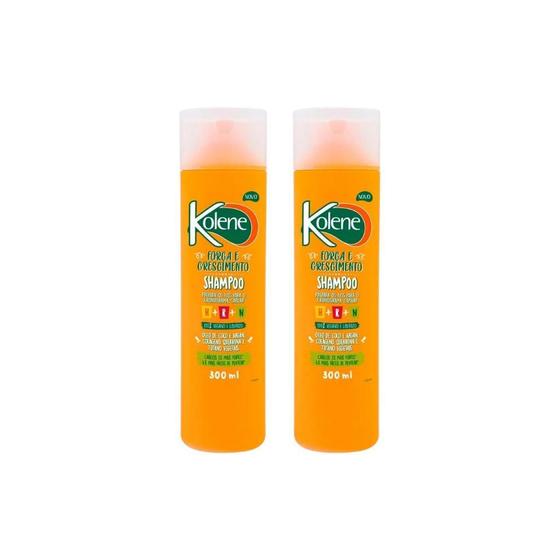 Imagem de Shampoo Kolene 300Ml Forca/Crescimento - Kit Com 2Un