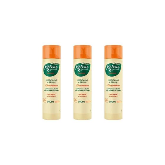 Imagem de Shampoo Kolene 300Ml - Kit Com 3Un