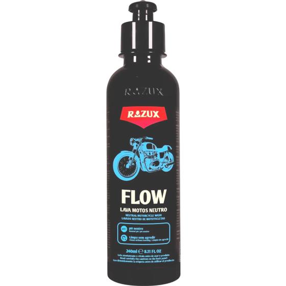 Imagem de Shampoo Lava Motos Concentrado Flow Neutro 240ml Razux