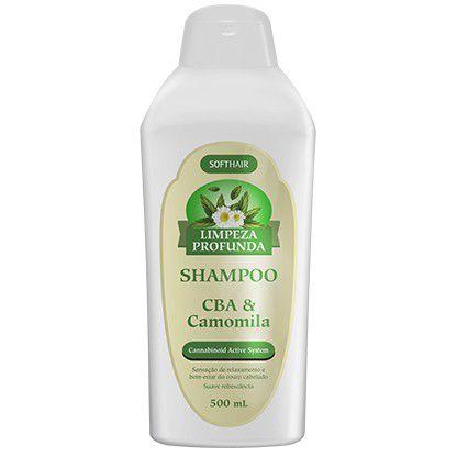 Imagem de Shampoo Limpeza Profunda Relax CBA E Camomila Cuidado Com O Couro Cabeludo Softhar