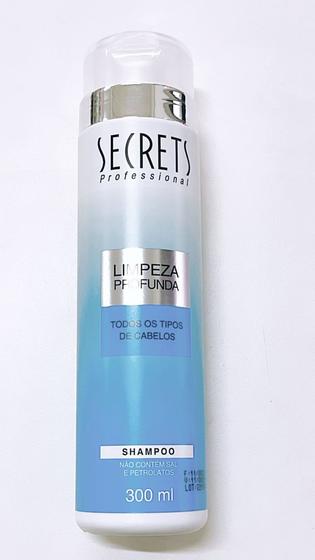 Shampoo Limpeza Profunda Secrets Professional 300ml - Shampoo ...
