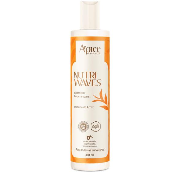 Imagem de Shampoo Limpeza Suave Apice Nutri Waves 300ml