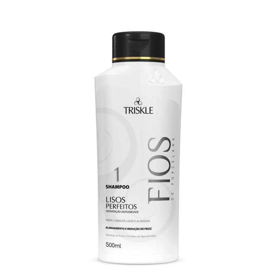 Imagem de Shampoo Lisos Perfeitos Fios de Porcelana Triskle - 500ml