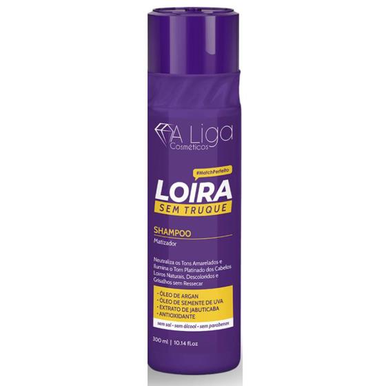 Imagem de Shampoo Loira Sem Truque Matizador A Liga 300ml