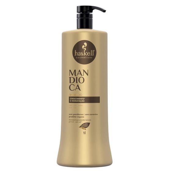 Imagem de Shampoo Mandioca Haskell 1L - Crescimento e Hidratação Capilar