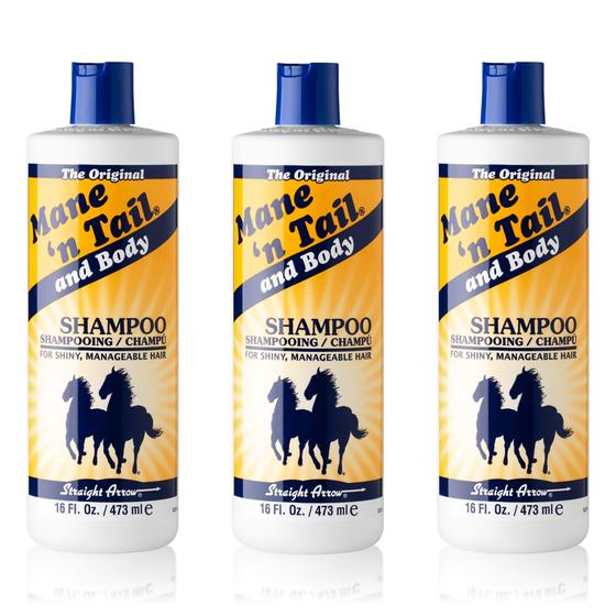 Imagem de Shampoo Mane 'n Tail Original - 3 Unidades de 480ml - Para Cabelo Mais Espesso