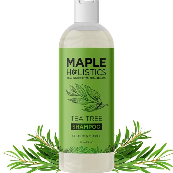 Imagem de Shampoo Maple Holistics Clarifying Tea Tree 240 ml para cabelos oleosos