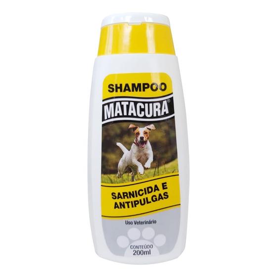 Imagem de Shampoo Matacura para Cachorros - Sarnicida - 200ml 