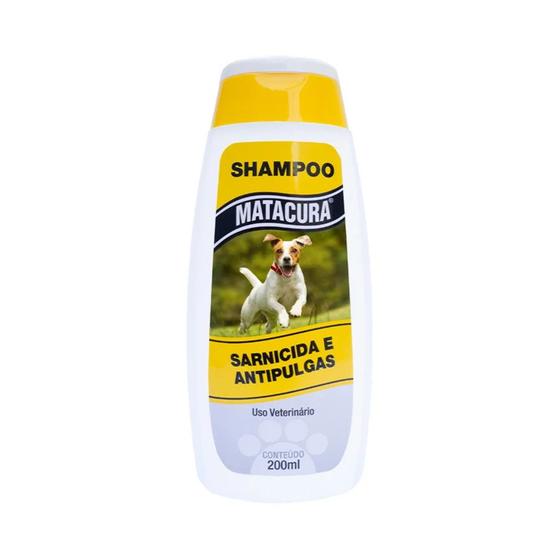 Imagem de Shampoo matacura sarnicida e anti-pulgas para cães 200ml