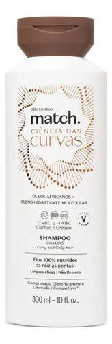 Imagem de Shampoo Match Ciência Das Curvas 300 Ml - O Boticário