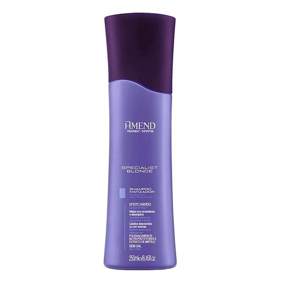 Imagem de Shampoo Matizador Amend Specialist Blond 250ml