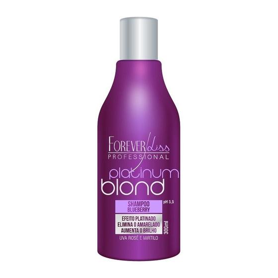 Imagem de Shampoo Matizador Blueberry Platinum Forever Liss 300 ml