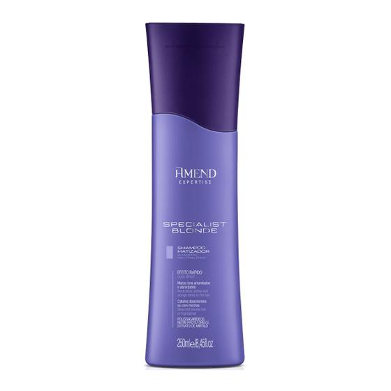Shampoo Matizador Neutralizante Specialist Blonde Expertise Amend 250ml - Cabelos Amarelados Imagem de Shampoo Matizador Neutralizante Specialist Blonde Expertise Amend 250ml - Cabelos Amarelados