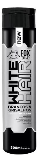 Shampoo Matizador Para Cabelos Grisalhos Brancos E Loiros - FOX Imagem de Shampoo Matizador Para Cabelos Grisalhos Brancos E Loiros