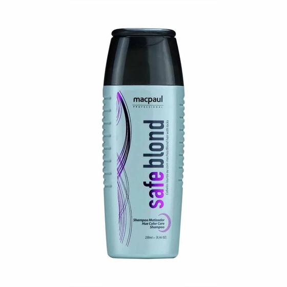 Imagem de Shampoo Matizador Safe Blond - Macpaul - 250ml
