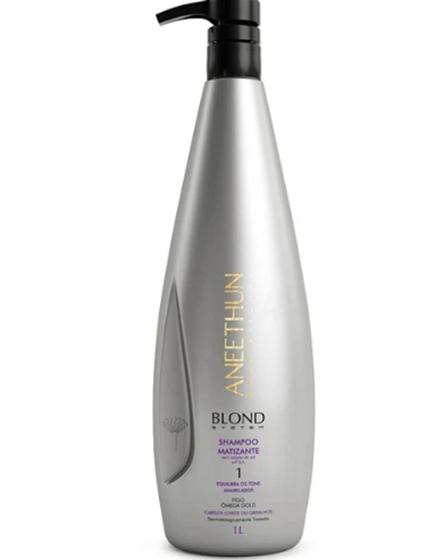 Imagem de Shampoo Matizante Blond System Aneethun 1L