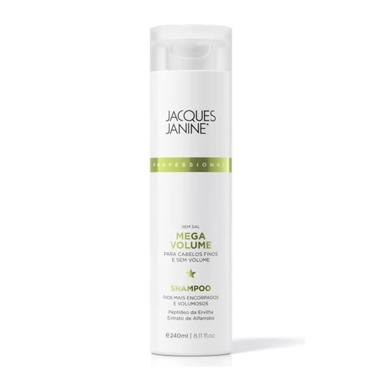 Imagem de Shampoo Mega Volume Para Cabelos Finos 240ml Jacques Janine