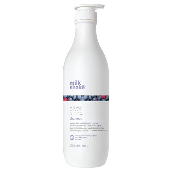 Imagem de Shampoo Milk_shake Silver Shine Purple para cabelos loiros -