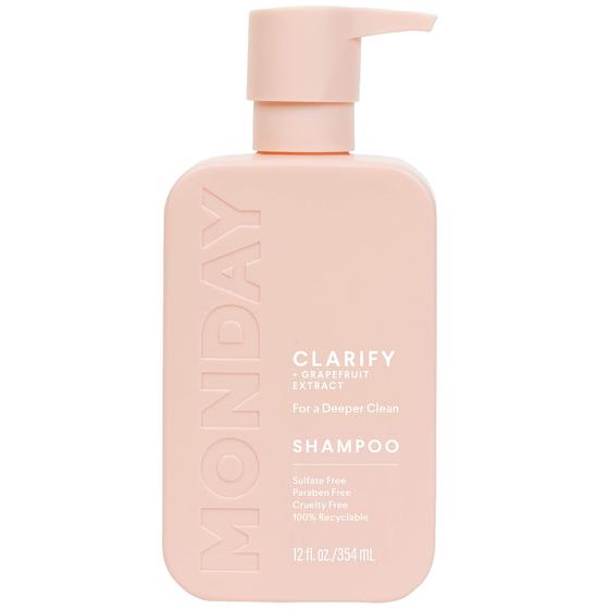 Imagem de Shampoo MONDAY HAIRCARE Clarify 354ml para cabelos oleosos com extrato de toranja