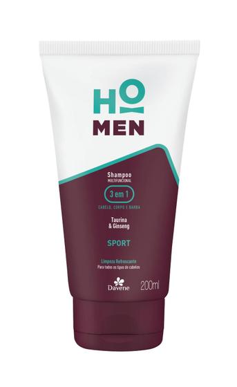 Imagem de Shampoo Multifuncional Ho Men 3 em 1 Sport 200ml