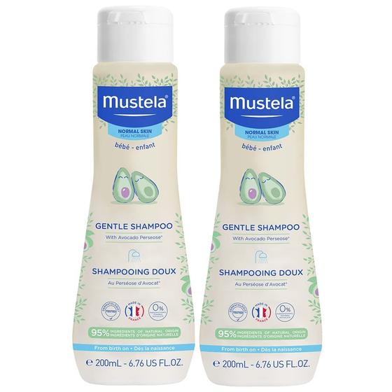 Imagem de Shampoo Mustela Baby Gentle com Abacate - Pacote com 2 Unidades
