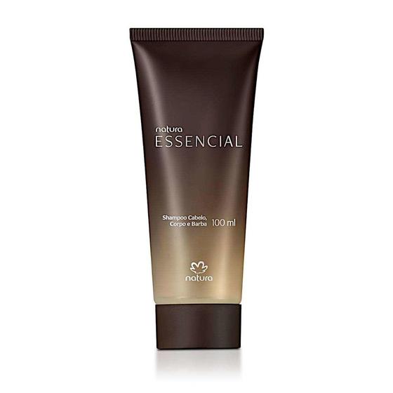 Shampoo Natura 3 em 1 Cabelo Corpo e Barba Essencial 100ml - Shampoo ...