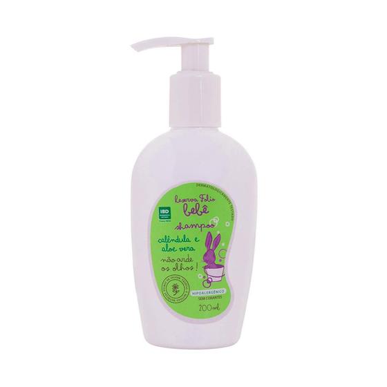 Imagem de Shampoo Natural de Calêndula e Aloe Vera para Bebê 200ml  Reserva Folio