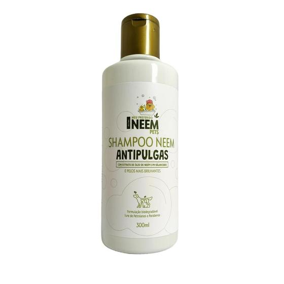 Imagem de Shampoo Neem Pets Antipulga e Anticarrapato Com Ação Protetora Hidratante e Pelos Mais Brilhantes