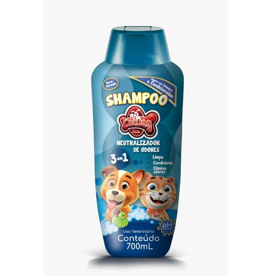 Shampoo neutralizador. de odores 3 em 1 700 ml (cat dog) Outros Pet