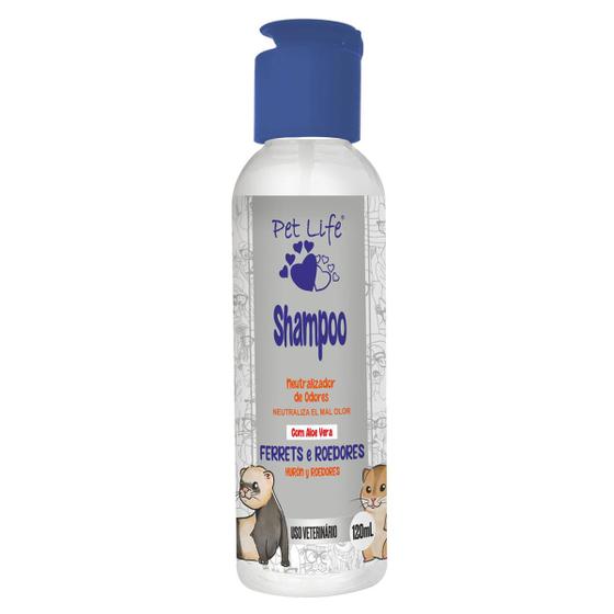 Imagem de Shampoo Neutralizador De Odores Ferret E Roedores 120ml Pet Life