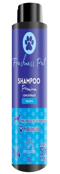 Imagem de Shampoo Neutro Banho Pet Cachorro e Gato Profissional 1 Litro Rende 5x mais Pet Shop