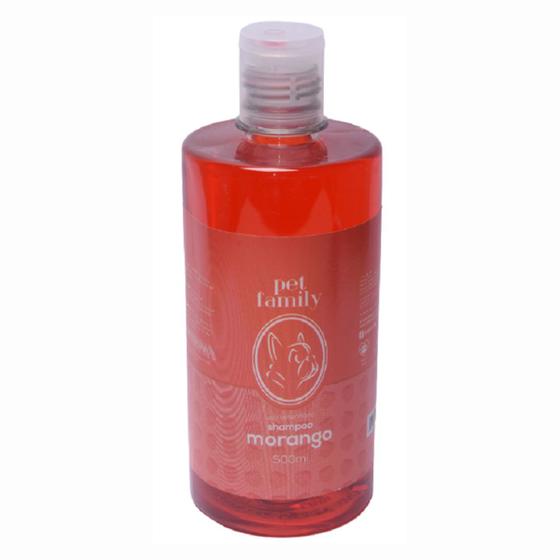 Imagem de Shampoo Neutro Premium Morango Pet Family 500 ml