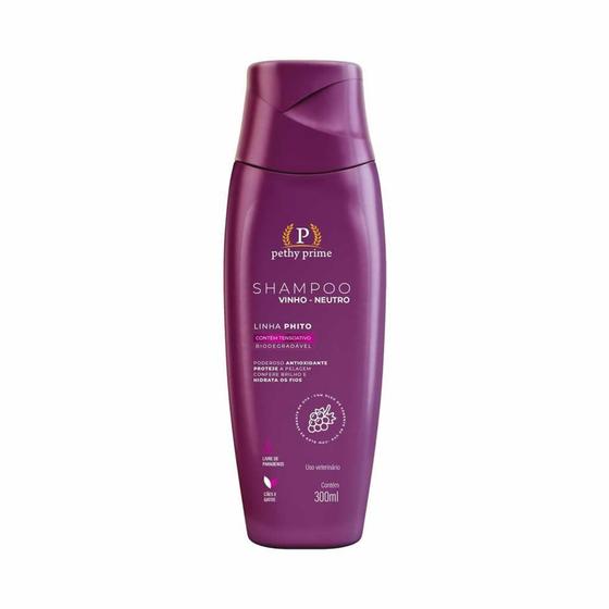 Imagem de Shampoo Neutro Vinho Pethy Prime 300ml - Pethy Group