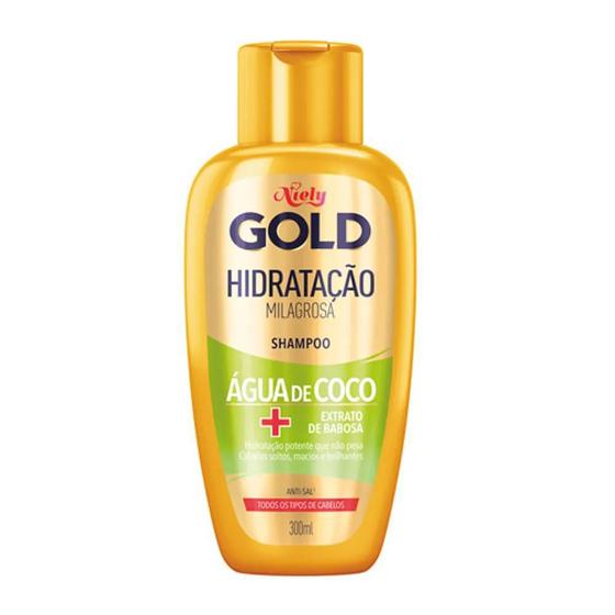 Imagem de Shampoo Niely Gold Água De Coco - 300Ml
