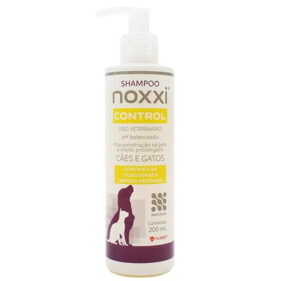 Imagem de Shampoo Noxxi Control Avert para Cães e Gatos - 200 mL