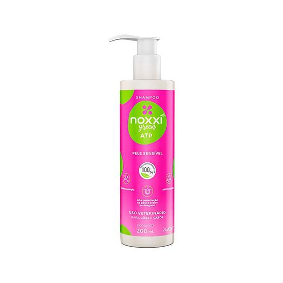 Imagem de Shampoo Noxxi Green ATP Para Cães e Gatos com Pele Sensível - 200ml