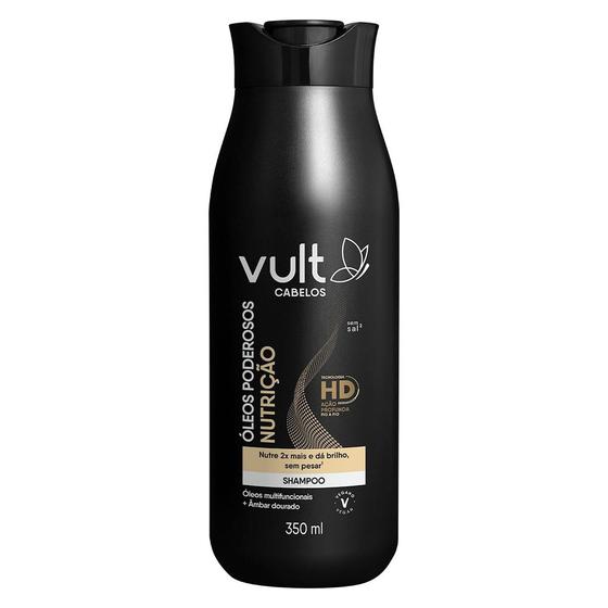 Imagem de Shampoo Nutrição Cabelos Óleos Poderosos 350ml Vult