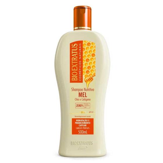 Imagem de Shampoo Nutritivo Mel 500ml - Bio Extratus