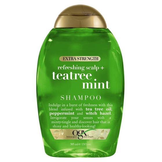 Imagem de Shampoo OGX Extra Strength Refrescante Scalp Teatree Mint 385 ml