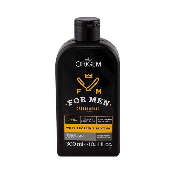 Shampoo Origem For Men Crescimento Limpeza Profunda 300ml - Nazca Menor preço em Shampoo Origem For Men Crescimento Limpeza Profunda 300ml - Nazca