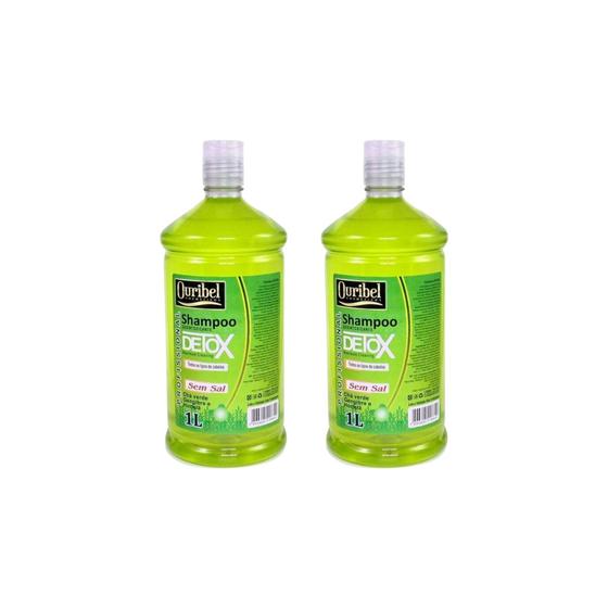 Imagem de Shampoo Ouribel 1000ml Detox - Kit C/2un