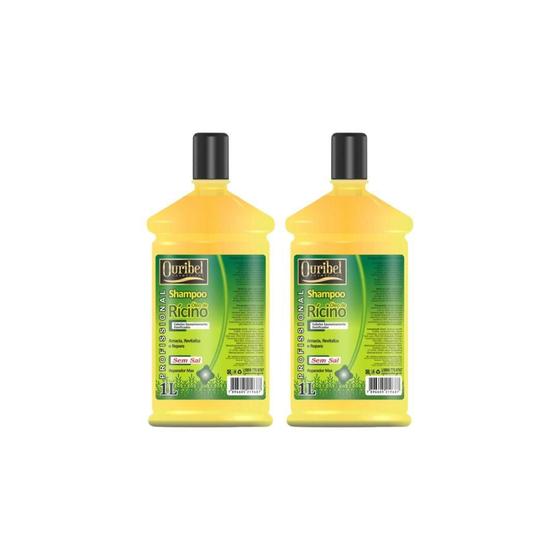 Imagem de Shampoo Ouribel 1000Ml Oleo De Ricinio - Kit C/2Un