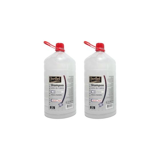 Imagem de Shampoo Ouribel 2000ml Leite de Cabra - Kit C/2un