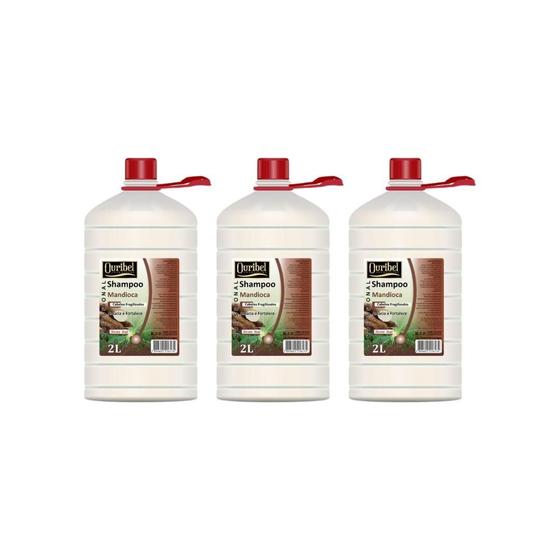 Imagem de Shampoo Ouribel 2000Ml Mandioca - Kit C/3Un